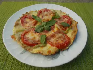 Sommerliche Zucchini Pizza (glutenfrei)