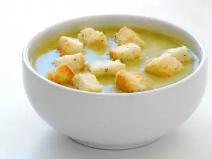 Einfache Zucchinicremesuppe