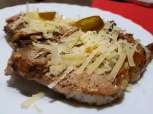 Schweinekoteletts mit Parmesan