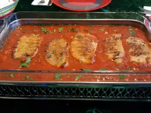 Schweinefilet mit Tomatensoße