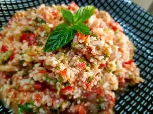 Taboulé Salat mit Bulgur