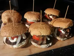 Rindfleisch Burger Frikadellen