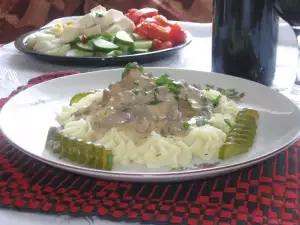 Rindfleisch Stroganoff
