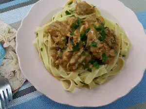 Beef Stroganoff mit Pasta