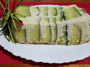 Terrine von Zucchini und Hähnchenfilet