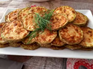 Frittierte Zucchini auf Griechische Art