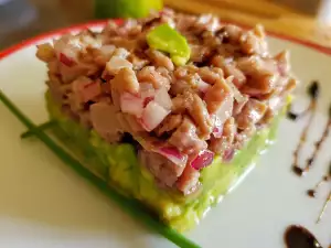 Tartar aus Thunfisch und Avocado