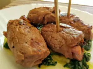 Rinderrouladen mit Pilzen