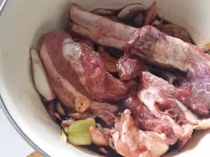 Weinmarinade für Schweinefleisch