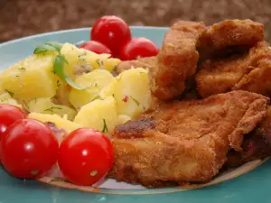 Einzigartiger gebratener Karpfen