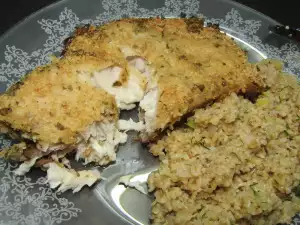 Weißfischfilets mit Parmesankruste