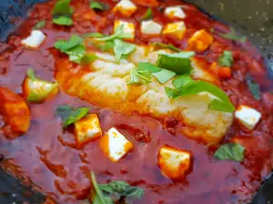 Weißfisch Saganaki