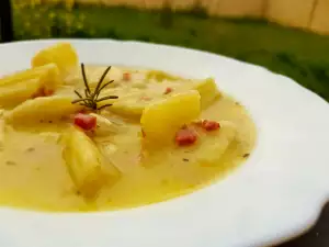 Gericht mit Staudensellerie
