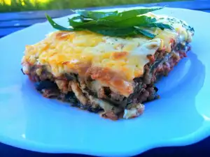 Lasagne mit Auberginen ohne Pasta