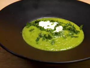 Klassische grüne Gazpacho