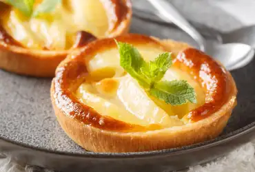 Apfel-Tartelettes mit Vanillecreme