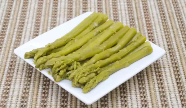 Gekochter Spargel
