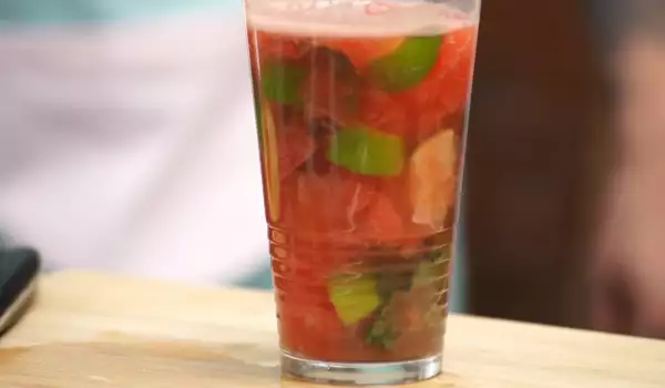 Alkoholfreier Wassermelone Mojito