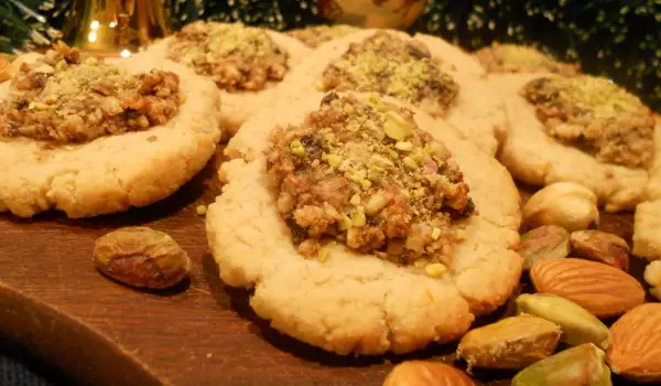 Vegane Kekse mit Baklava Geschmack