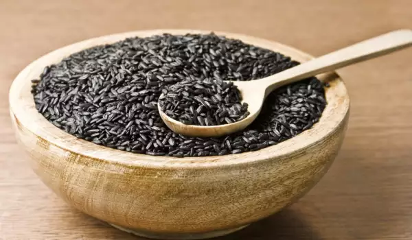 Schwarze Reis Körner