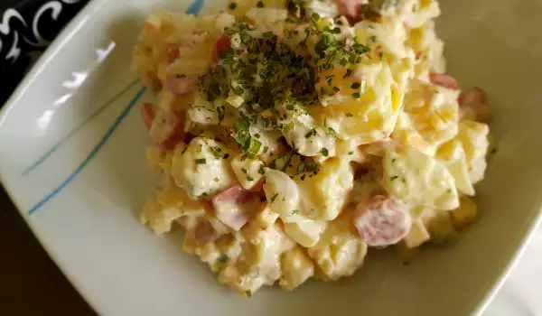 Reichhaltiger Frankfurter Kartoffelsalat