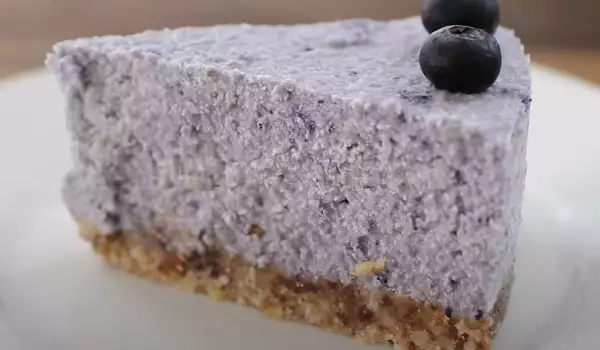 Veganer Blaubeer Cheesecake