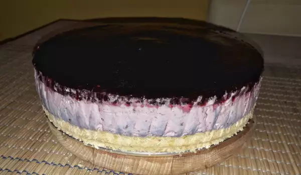 Cheesecake mit Heidelbeeren ohne backen