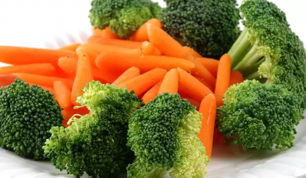 Broccoli und Karotten