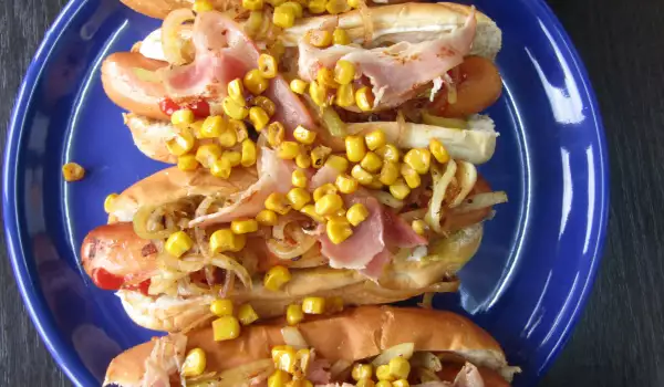 Brooklyn Hotdog mit Mais