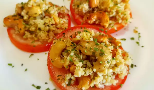 Bulgur mit Cashewnüssen und Olivenöl