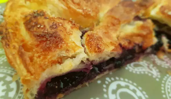 Blätterteig Pie mit Heidelbeeren