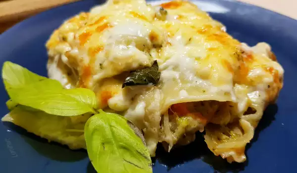 Cannelloni mit Brokkoli-Zucchini-Füllung