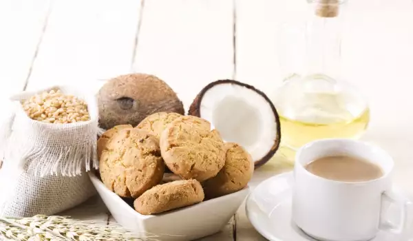 Kekse mit Kokosnussbutter