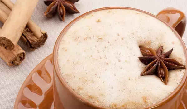 Cappuccino mit Zimt
