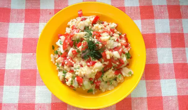 Vegetarischer Couscous Salat