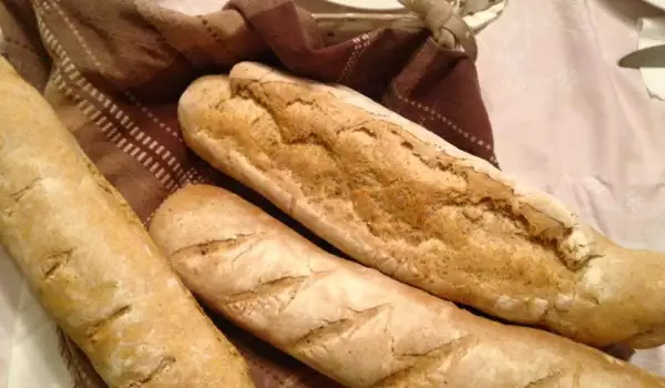 Selbstgemachte Baguettes