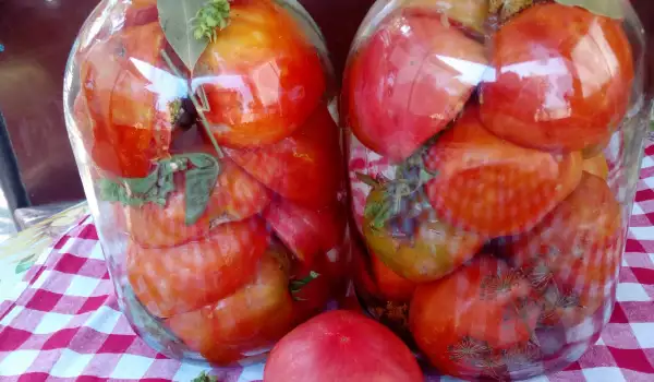 Konservierte Tomaten ohne Kochen