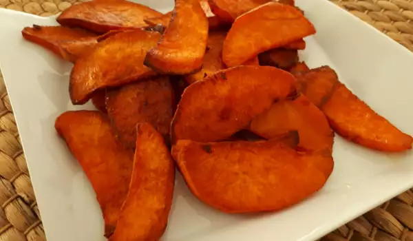 Pommes Frites aus Süßkartoffeln