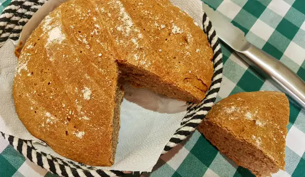 Vollkornbrot mit natürlichem Sauerteig