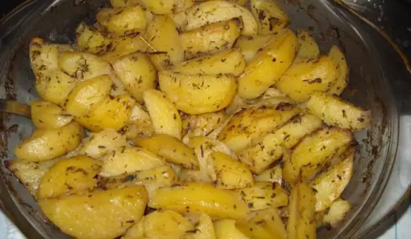 Kartoffeln mit Knoblauch und Senf