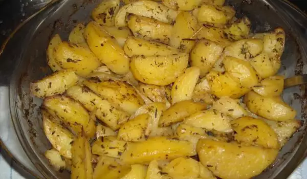 Kartoffeln mit Knoblauch und Senf