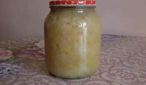 Eingekochtes Sauerkraut