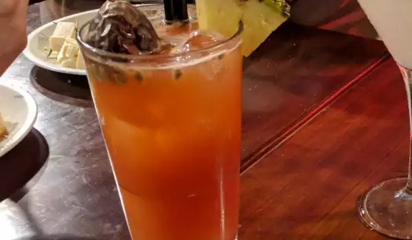 Red Pineapple Cocktail