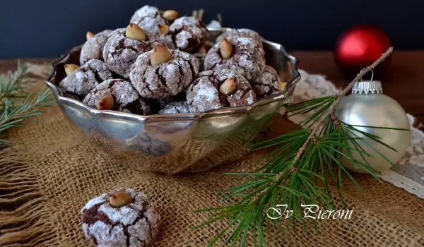 Weihnachtliche Kakao Mandel Kekse