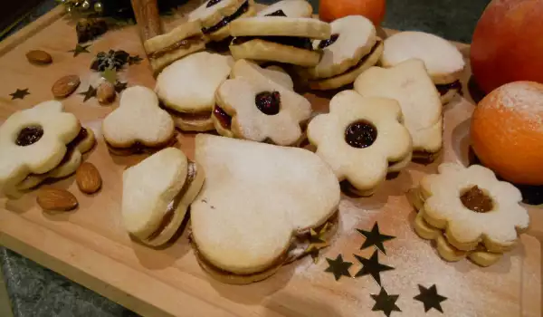Linzer Weihnachts Kekse aus meiner Küche
