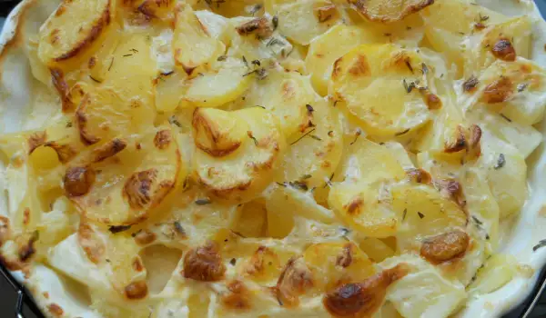 Kartoffel Zitronen Gratin