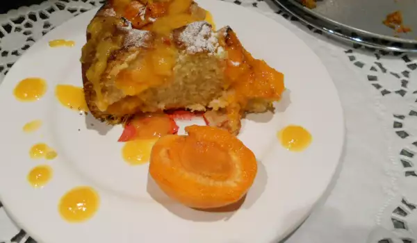 Leichter Kuchen mit Aprikosen