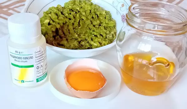 Haarmaske mit Avocado