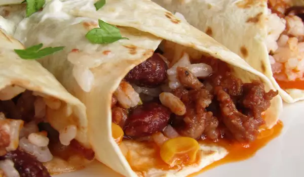 Klassischer mexikanischer Burrito