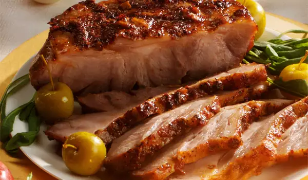 Schweinebraten mit Gemüse